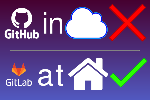 You love GitHub but don’t like putting your code in the cloud. Self-host your own GitLab server for free.